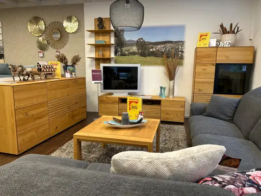 Wohnwand LS23 Emscha astige Edelkastanie naturbelassen geölt